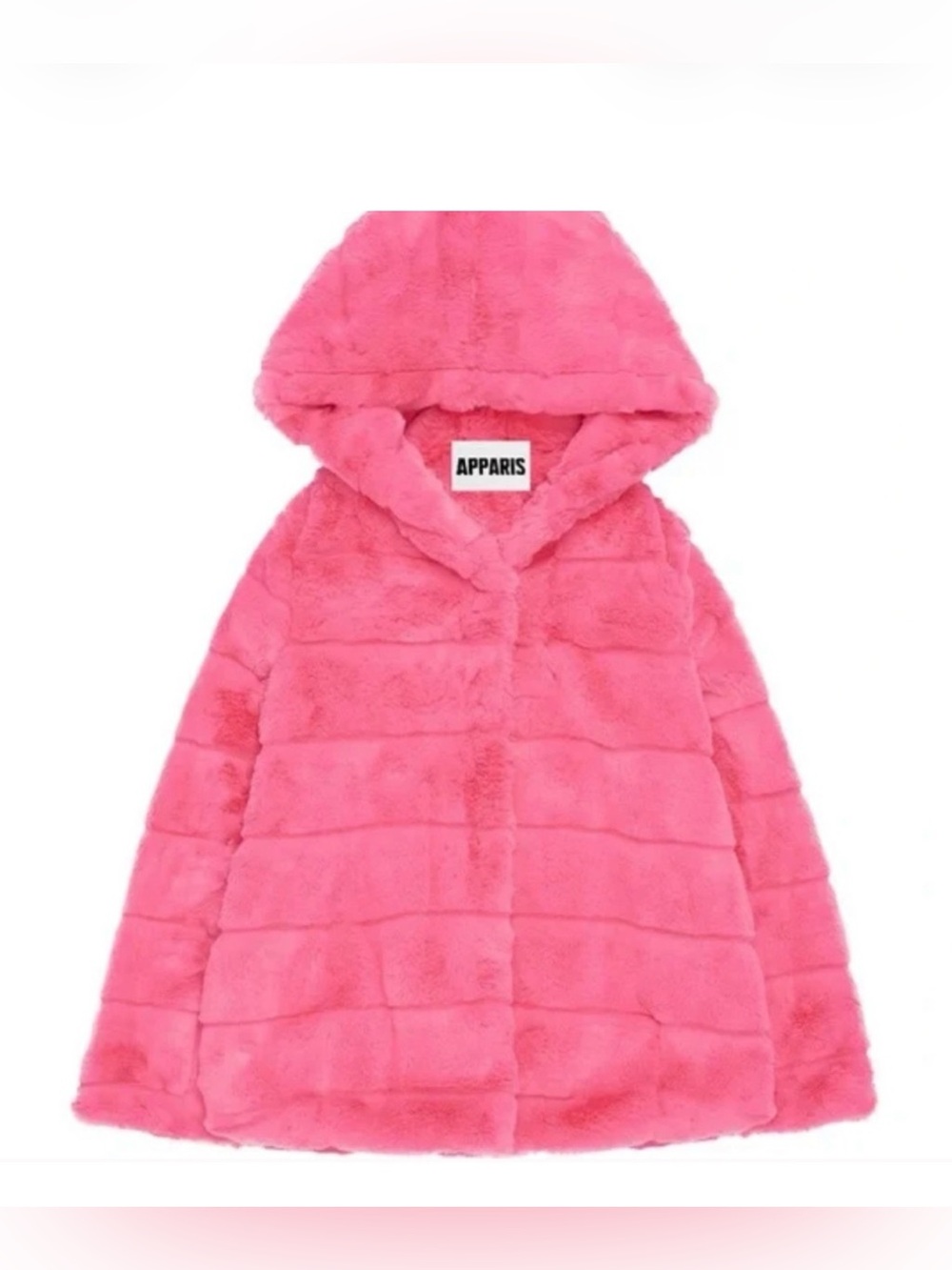 NWT Apparis Pink Faux Fur Hooded Jacket